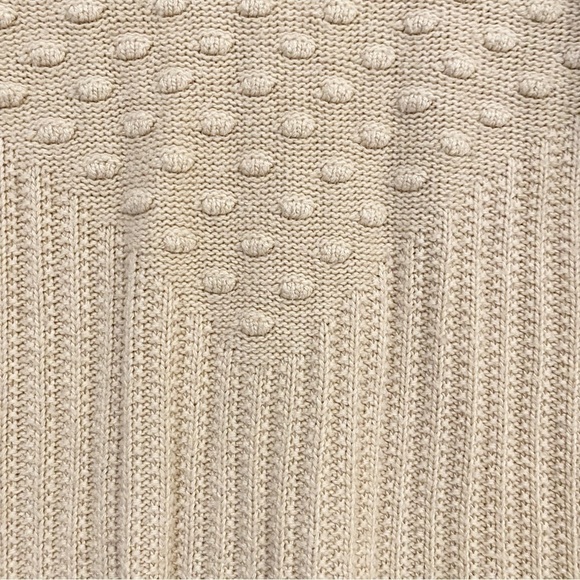 41Hawthorn | Poppi Textured Pullover Sweater Beige Long Sleeve Size Small - Picture 4 of 6